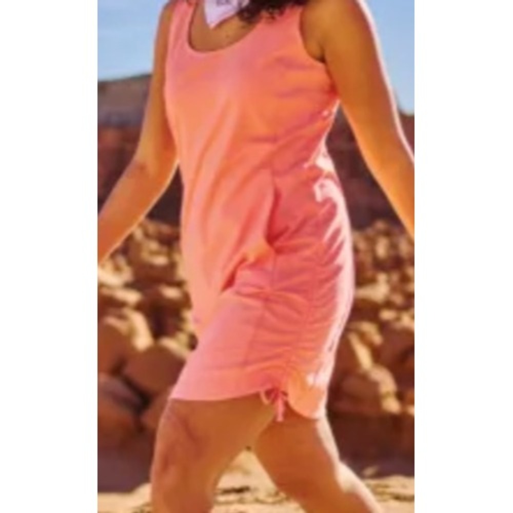 NWT Columbia Womens All Seasons Outdoor Dress Coral Omni-Shield UPF 50 Medium